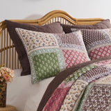 Greenland Home Fashions Priya 100% Cotton Pillow Sham Multi