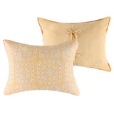 Greenland Home Fashions Granny Squares 100% Polyester Reversible Coverlet Set Gold