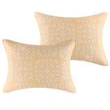 Greenland Home Fashions Granny Squares 100% Polyester Pillow Sham Gold