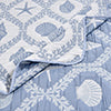 Greenland Home Fashions 100% Jacquard Woven Polyester Laguna Furniture Protector Chambray