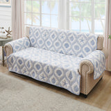 Greenland Home Fashions 100% Jacquard Woven Polyester Laguna Furniture Protector Chambray