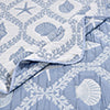 Greenland Home Fashions 100% Jacquard Woven Polyester Laguna Furniture Protector Chambray