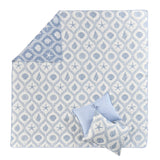 Greenland Home Fashions Laguna 100% Polyester Reversible Coverlet Set Chambray