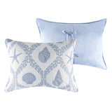 Greenland Home Fashions Laguna 100% Polyester Pillow Sham Chambray
