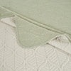 Greenland Home Fashions Harper Cotton Reversible Lightweight Coverlet Set Sage