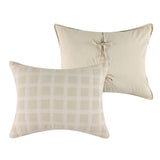 Greenland Home Fashions Millhouse 100% Cotton Pillow Sham Taupe