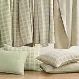 Greenland Home Fashions Millhouse 100% Cotton Pillow Sham Taupe