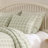 Greenland Home Fashions Millhouse 100% Cotton Pillow Sham Sage