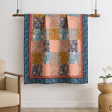 Greenland Home Fashions Tangier Accessory Cotton Face Microfiber Back Throw 50x60 Multi