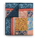 Greenland Home Fashions Tangier Accessory Cotton Face Microfiber Back Throw 50x60 Multi