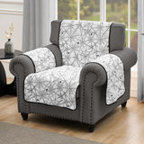 Greenland Home Fashions 100% Polyester Jacquard Spinderella Furniture Protector Black