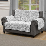 Greenland Home Fashions 100% Polyester Jacquard Spinderella Furniture Protector Black