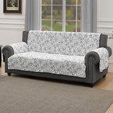 Greenland Home Fashions 100% Polyester Jacquard Spinderella Furniture Protector Black