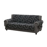 Greenland Home Fashions 100% Polyester Jacquard Spinderella Furniture Protector Black