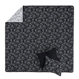 Greenland Home Fashions Spinderella 100% Polyester Reversible Coverlet Set Black