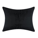 Greenland Home Fashions Spinderella 100% Polyester Pillow Sham Standard 20x26 Black