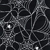 Greenland Home Fashions Spinderella 100% Polyester Accessory Throw 50x60 Black