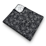 Greenland Home Fashions Spinderella 100% Polyester Accessory Throw 50x60 Black