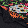 Greenland Home Fashions Day of the Dead Brushed Microfiber Reversible Quilt Set Multi