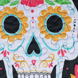 Greenland Home Fashions Day of the Dead Microfiber Face Cotton Back Pillow Sham Standard 20x26 Multi