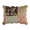 Greenland Home Fashions Hazel Cotton Face Microfiber Back Pillow Sham Multi