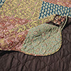 Greenland Home Fashions Hazel 100% Cotton Reversible Lightweight Quilt Set Multi