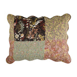Greenland Home Fashions Hazel Cotton Face Microfiber Back Pillow Sham Multi