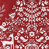 Greenland Home Fashions 100% Jacquard Woven Polyester Noella Pillow Sham Red