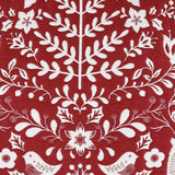 Greenland Home Fashions 100% Jacquard Woven Polyester Noella Pillow Sham Red