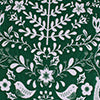 Greenland Home Fashions 100% Jacquard Woven Polyester Noella Pillow Sham Green