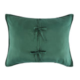 Greenland Home Fashions 100% Jacquard Woven Polyester Noella Pillow Sham Green