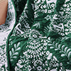 Greenland Home Fashions 100% Jacquard Woven Polyester Noella Accessory Throw Blanket 50" x 60" Green