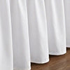 Greenland Home Fashions Cotton Blend Landris Solid Ruffled Bed Skirt 16" Drop White