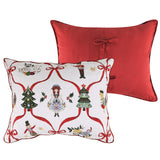 Greenland Home Fashions 100% Cotton 12 Days of Christmas Pillow Sham Multicolor