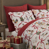 Greenland Home Fashions 100% Cotton 12 Days of Christmas Pillow Sham Multicolor