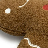 Greenland Home Fashions 100% Polyester shell Embroidery Holiday Gingerbread Decorative Pillow 14" x 17" Brown