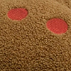 Greenland Home Fashions 100% Polyester shell Embroidery Holiday Gingerbread Decorative Pillow 14" x 17" Brown