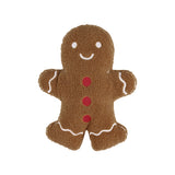 Greenland Home Fashions 100% Polyester shell Embroidery Holiday Gingerbread Decorative Pillow 14" x 17" Brown