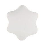Greenland Home Fashions 100% Holiday Snowflake Decorative Pillow 18" Diameter White