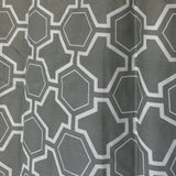 Greenland Home Fashions 100% Cotton Theorum Light Filtering Window Curtain Panel Pair 42" x 84" Grey