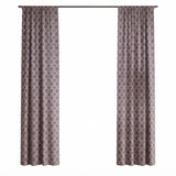 Greenland Home Fashions 100% Cotton Theorum Light Filtering Window Curtain Panel Pair 42" x 84" Grey
