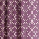 Greenland Home Fashions 100% Cotton Theorum Light Filtering Window Curtain Panel Pair 42" x 84" Orchid