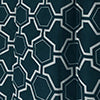 Greenland Home Fashions 100% Cotton Theorum Light Filtering Window Curtain Panel Pair 42" x 84" Teal