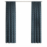 Greenland Home Fashions 100% Cotton Theorum Light Filtering Window Curtain Panel Pair 42" x 84" Teal