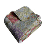 Greenland Home Fashion Blooming Prairie Accessory Throw Blanket - Multi 50x60"