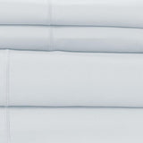 Hotel Concepts 500 Thread Count Sateen Sheet - 4 Piece Set - Lite Blue