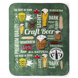 Shavel Hi Pile High Quality Luxurious And Incredibly Soft Warm Snuggly Throw Jumbo 60x80" - Beer