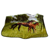 Shavel 100% Polyester Luxury High Pile Oversized Mare and Colt One Size Luxury Throw 60x80 Multi
