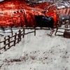 Shavel 100% Polyester Luxury High Pile Oversized Red Barn One Size Luxury Throw 60x80 Multi