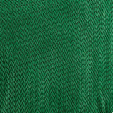 Jacquard Microplush Soft Premium Microplush Braided Blanket Green by Plazatex